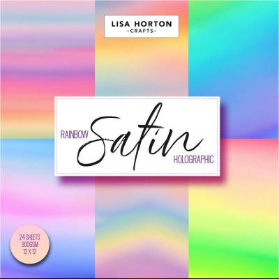 Lisa Horton Crafts - Rainbow Satin Holographic